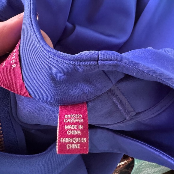 Ted Baker London Kipp Royal Blue Mini Dress - Picture 10 of 14